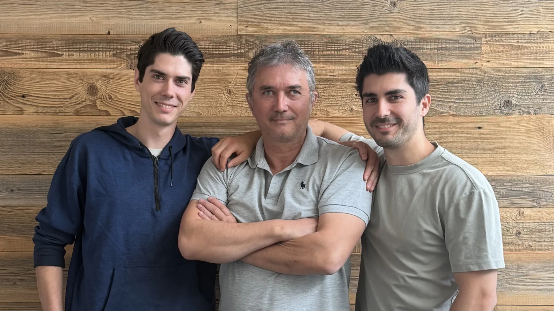Christophe Meyer mit seinen Söhnen Severin und Lorenz